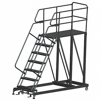 Roll Work Platform Steel Single 70 In.H