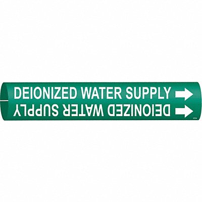 Pipe Marker Deionized Water Supply