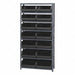 E1500 Bin Shlvng 12inx75inx36in Black