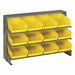 E1542 Bench Pick Rack 12x21x36in Yellow