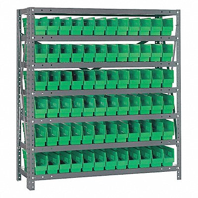 E1510 Bin Shlvng 12inx39inx36in Green