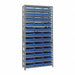 E1509 Bin Shlvng 12inx75inx36in Blue