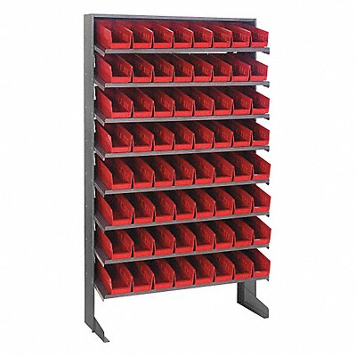 E1545 Pick Rack 12inx60inx36in Red