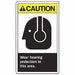 Safety Label 5 inx3 1/2 in Vinyl PK5