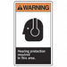 Safety Label 5 inx3 1/2 in Vinyl PK5