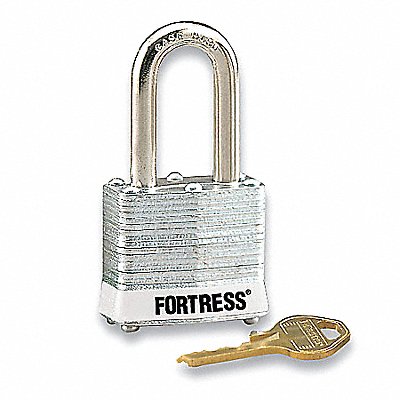 Lockout Padlock KD White 1-1/4 H