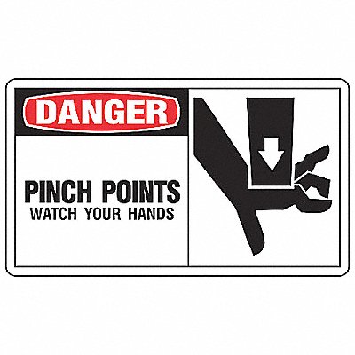 Safety Label 3 1/2 inx5 in Vinyl PK5