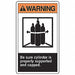 Safety Label 5 inx3 1/2 in Vinyl PK5