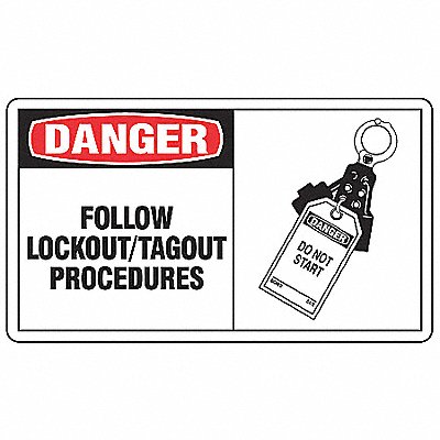 Safety Label 3 1/2 inx5 in Vinyl PK5