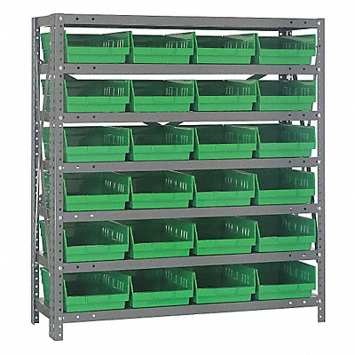 E1513 Bin Shlvng 12inx39inx36in Green