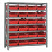 E1513 Bin Shlvng 12inx39inx36in Red