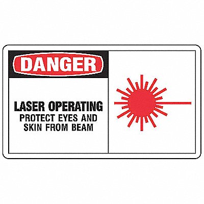 Safety Label 3 1/2 inx5 in Vinyl PK5