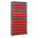 E1515 Bin Shlvng 18inx75inx36in Red