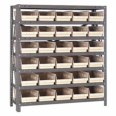 E1512 Bin Shlvng 12inx39inx36in Ivory