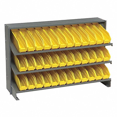 E1539 Bench Pick Rack 12x21x36in Yellow