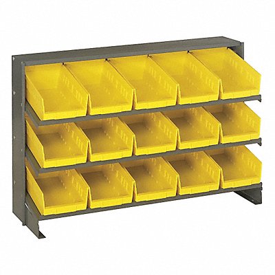 E1541 Bench Pick Rack 12x21x36in Yellow