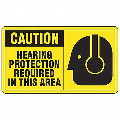 Safety Label 3 1/2 inx5 in Vinyl PK5