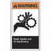 Safety Label 5 inx3 1/2 in Vinyl PK5