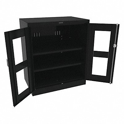 Storage Cabinet 42 x36 x24 Black 2Shlv