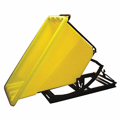 F1969 Self Dumping Hopper 750 lb Poly Yellow