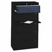 File Cabinet 36 in 5 Drawer Black