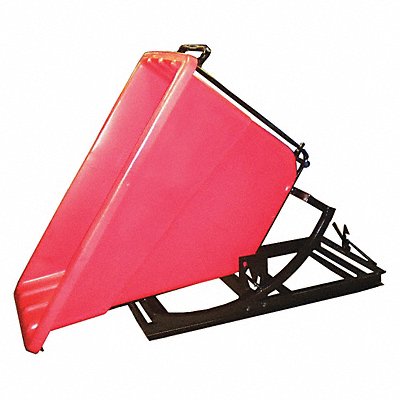 F1969 Self Dumping Hopper 750 lb Poly Red