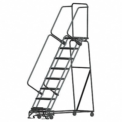 Lockstep Rolling Ladder Steel 80 In.H