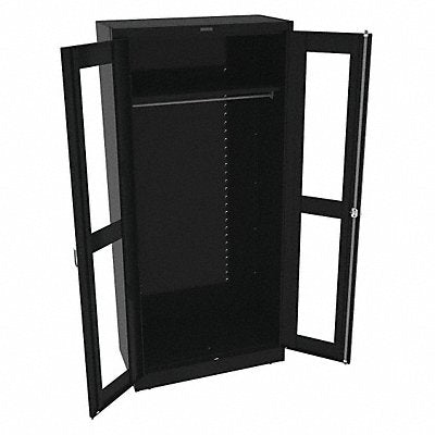 Storage Cabinet 78 x36 x18 Black 1Shlv