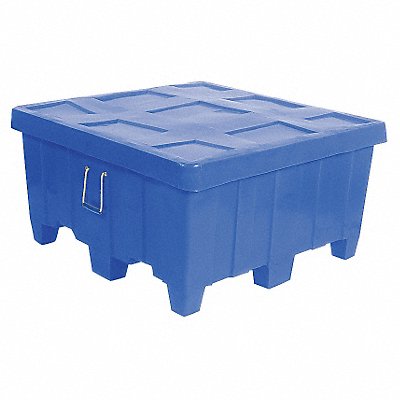 Ribbed Wall Container Blue