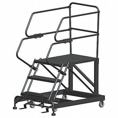 Roll Work Platform Steel Single 30 In.H