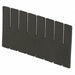 Divider Black Polyethylene 6.4 in