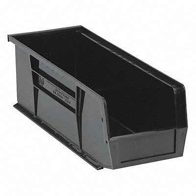 F0602 Hang and Stack Bin Black PP 5 in