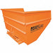 Self Dumping Hopper 6000 lb Orange
