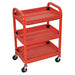 Utility Cart 300 lb Cap. Plstc 2 Shlvs