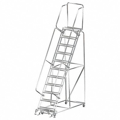 Lockstep Roll Ladder T304 Steel 110 in.H