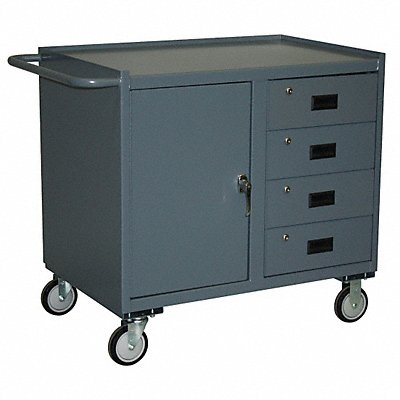 Mobile Cabinet Bench Steel 42 W 27 D