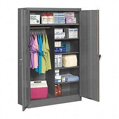 Storage Cabinet 78 x48 x24 MdGry 5Shlv