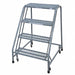 Rolling Ladder Welded Platform 40In H