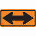 Double Arrow Traffic Sign 24 x 48 