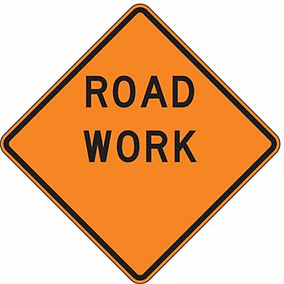 Road Work Traffic Sign 30 x 30 