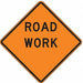 Road Work Traffic Sign 30 x 30 