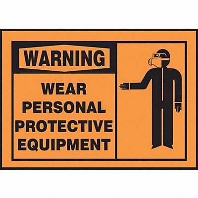 Safety Label 3 1/2 inx5 in Vinyl PK5