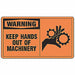 Safety Label 3 1/2 inx5 in Vinyl PK5