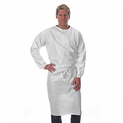 Disposable Sleeve Apron White S