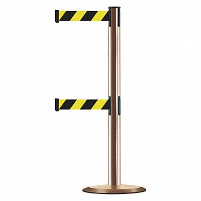 Barrier Post with Belt 7-1/2 ft L