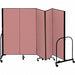 F1883 Partition 9 Ft 5 In W x 5 Ft H Rose