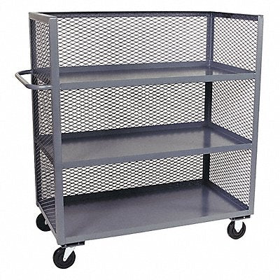 3-Sided Stock Cart 3000 lb 60 In.L