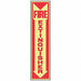 Fire Extinguisher Sign 18X4 R/YEL