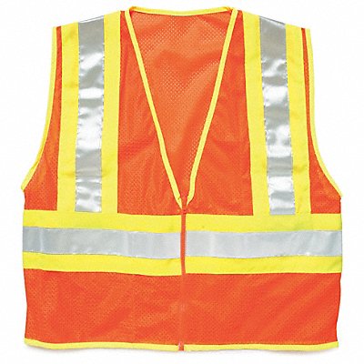 E6640 High Visibility Vest Class 2 L Orange