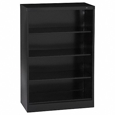 Bookcase Welded 4 Shelf Black